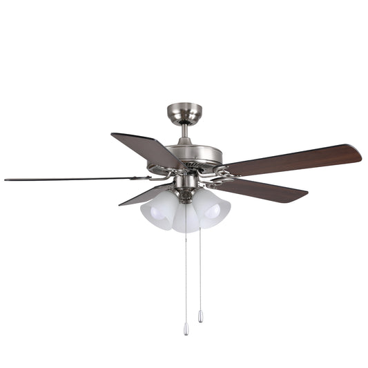 VENTILADOR DE TECHO C/LUZ, 52", 50W ZANZIBAR
