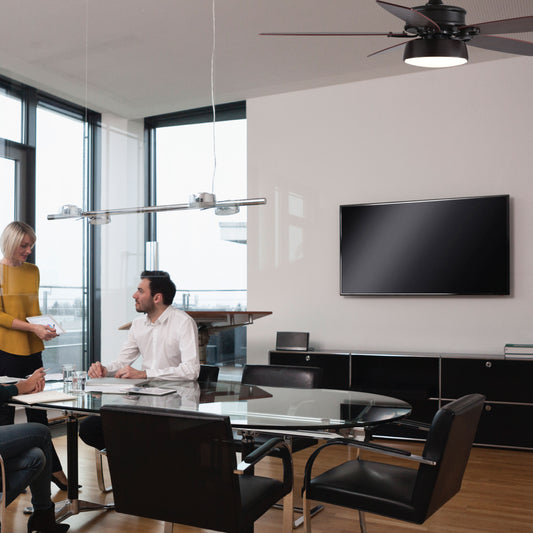 VENTILADOR DE TECHO C/LUZ, 52", 18W GALAPAGOS