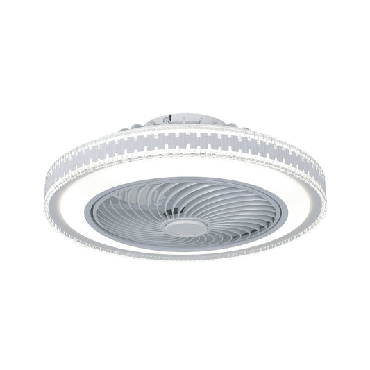 LAMP./VENTILADOR BORA 37W, 110-130V, 4320LM, 3000-6500K BCO