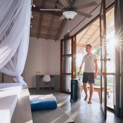 VENTILADOR DE TECHO C/LUZ, 52", 48W BAHAMAS