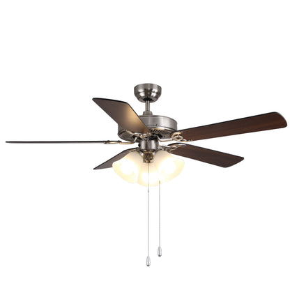 VENTILADOR DE TECHO C/LUZ, 52", 50W ZANZIBAR