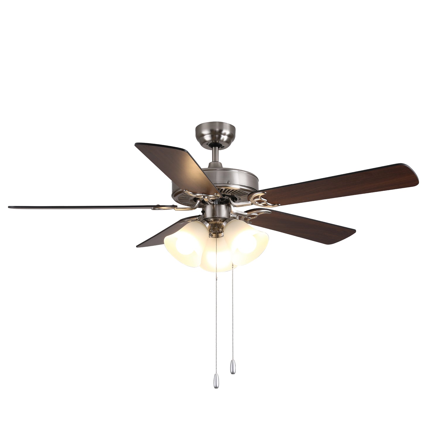 VENTILADOR DE TECHO C/LUZ, 52", 50W ZANZIBAR
