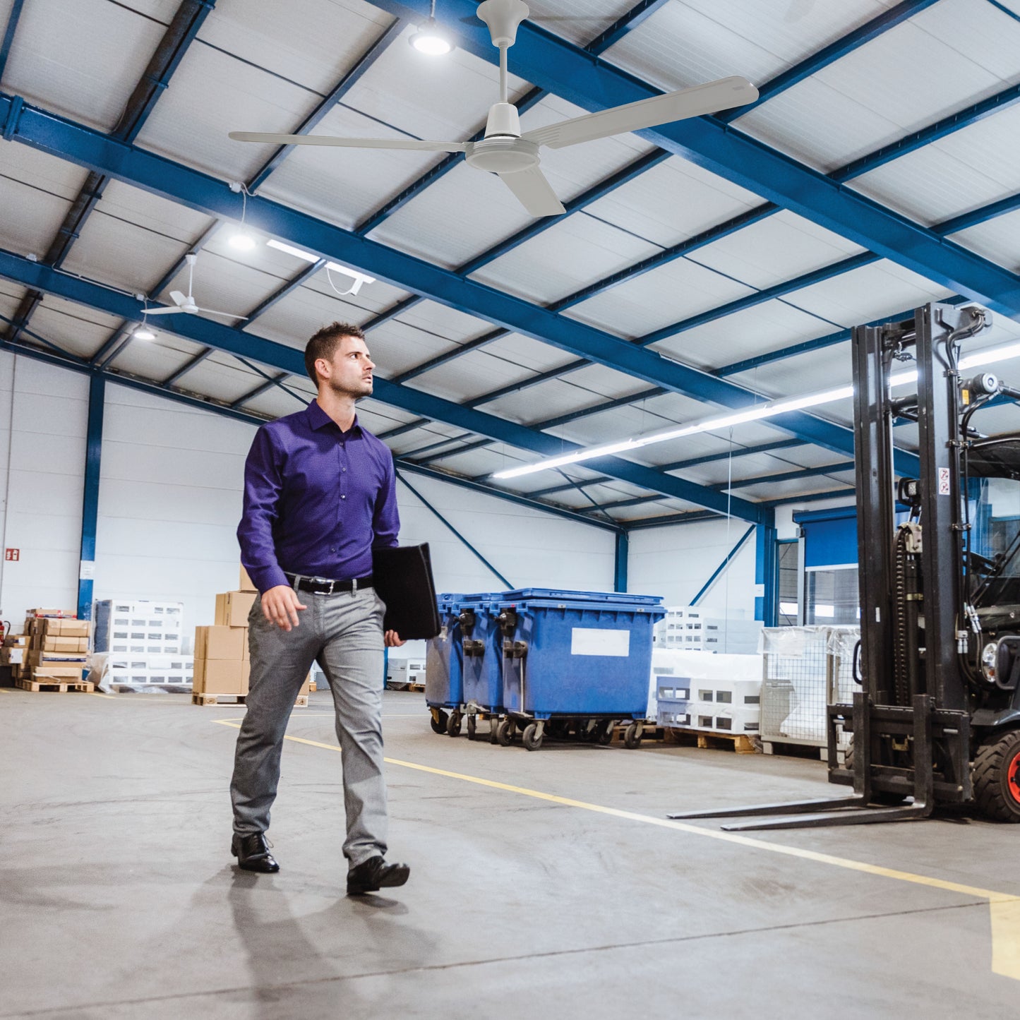 VENTILADOR INDUSTRIAL DE TECHO , 56'', 60W ARTIX