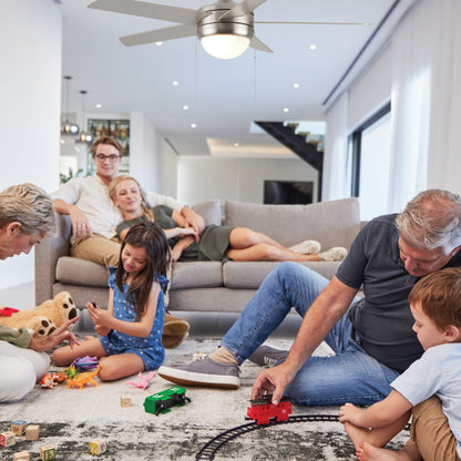 VENTILADOR DE TECHO C/LUZ, 50'', 60W CERDEÑA