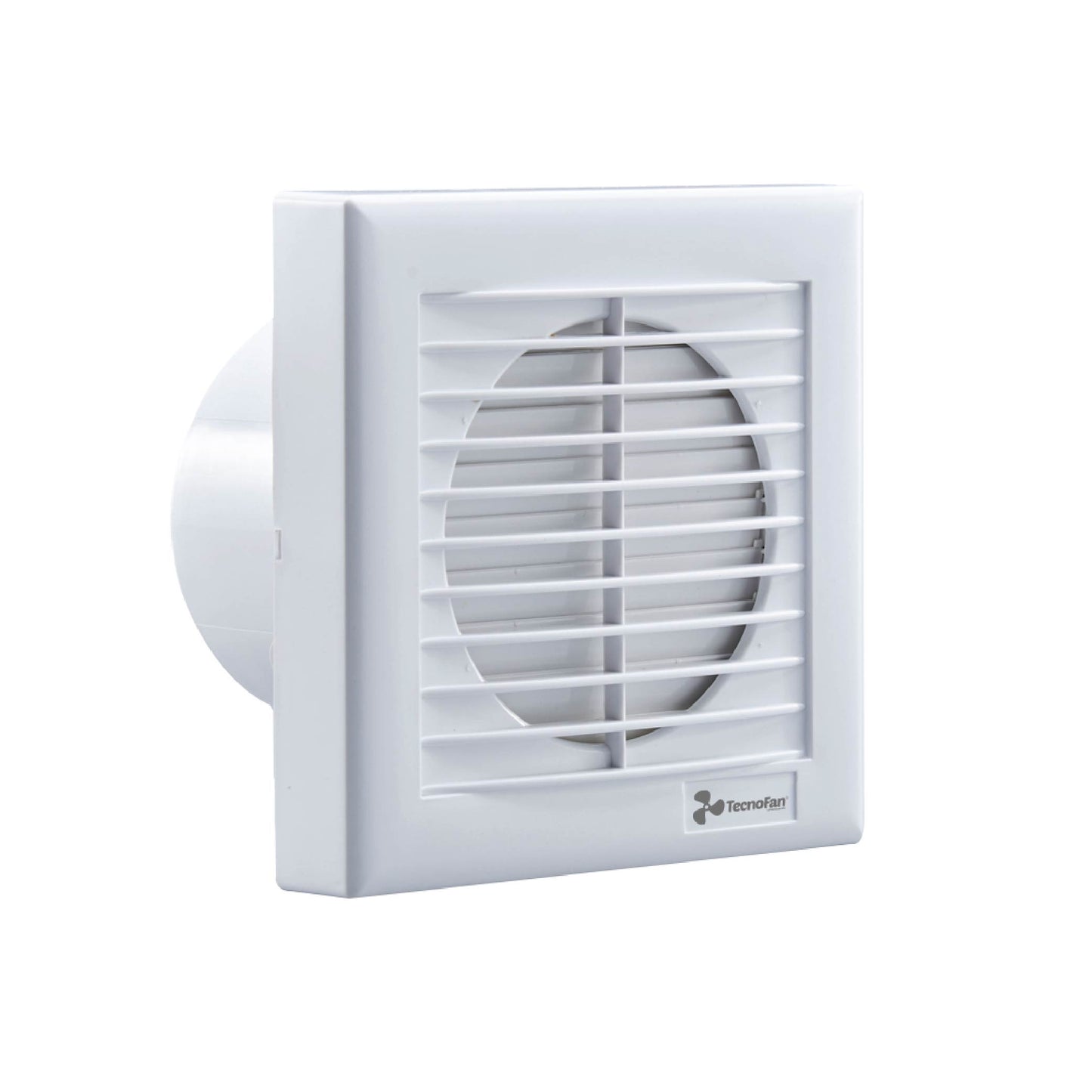 EXTRACTOR CORSICA4 PARED/VENTANA BCO CON REJILLA ANTIRETORNO 12W, 4", 130M3/H