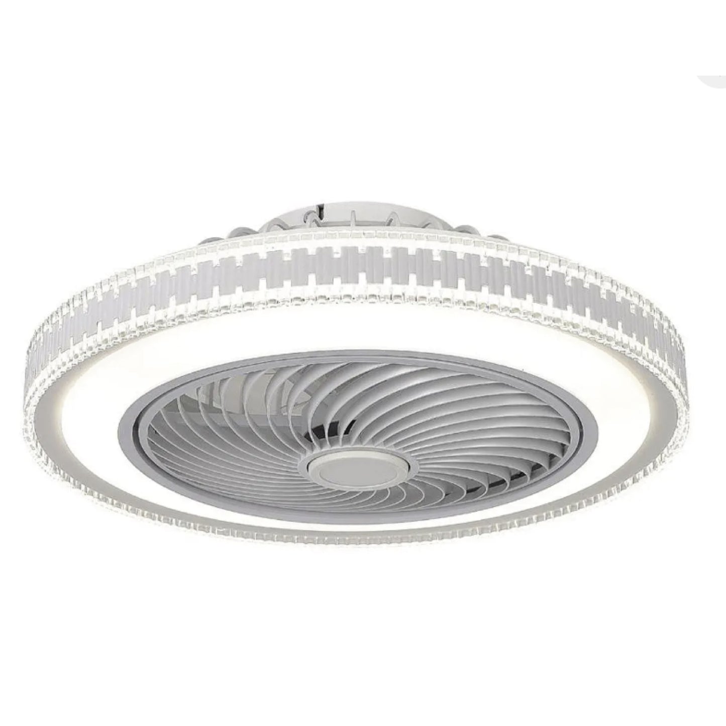 LAMP./VENTILADOR BORA 37W, 110-130V, 5180LM, 3000-6500K BCO