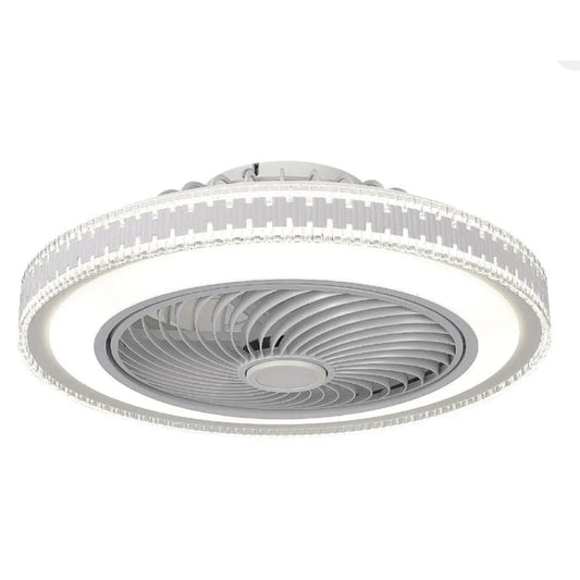 LAMP./VENTILADOR BORA 37W, 110-130V, 5180LM, 3000-6500K BCO
