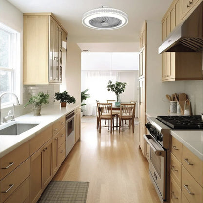 LAMP./VENTILADOR BORA 37W, 110-130V, 5180LM, 3000-6500K BCO