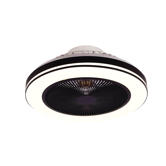 LAMP./VENTILADOR IBIZA 37W, 110-130V, 4320LM, 3000-6500K NGRO